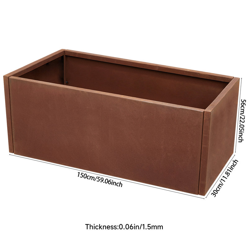 Planter, 56cm H x 150cm W x 30cm D