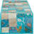Jatia Hand Crafted Rectangular Cotton and Poly Recyled Sari Table Runner