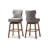 Upholstered Counter Stool with Solid Wood Frame-326954228