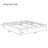 12 Inch  Solid Dry Bamboo Wood Platform Bed Frame-964145418-964145409