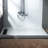 60" W x 34" D Solid Surface Single Threshold Shower Pan Base with Drain Assembly & Drain Cover Included, Non-Slip-36500005-65273740