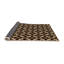 Tapis géométrique en laine noir-1255572564