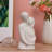 Hugging Couple Sculpture – Gray Ceramic