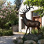 Statue en nacre debout en bronze de taille réelle, sculpture de style occidental majestueux, l 42 po x l 31 po x H 77 po
