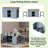 Kitchen Island With 2 Bar Stools, Power Outlet, 5 Wheels, Drop Leaf And Drawers-1173129019
