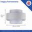 20cm H Linen Drum Pendant Shade ( Screw On ) in Grey