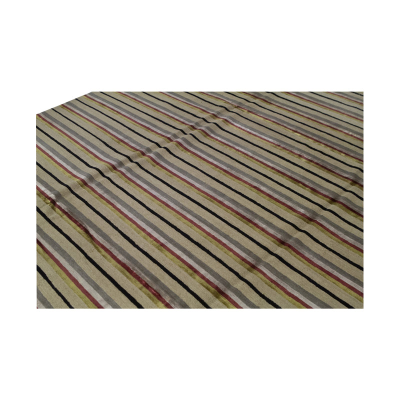 Hand-Knotted High-Quality Beige Area Rug