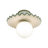 Amanda Lindroth Fancy Ruffle Flushmount
