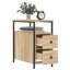 Bourkelands 30cm W Iron Bedside Table-2103529913-2126190057