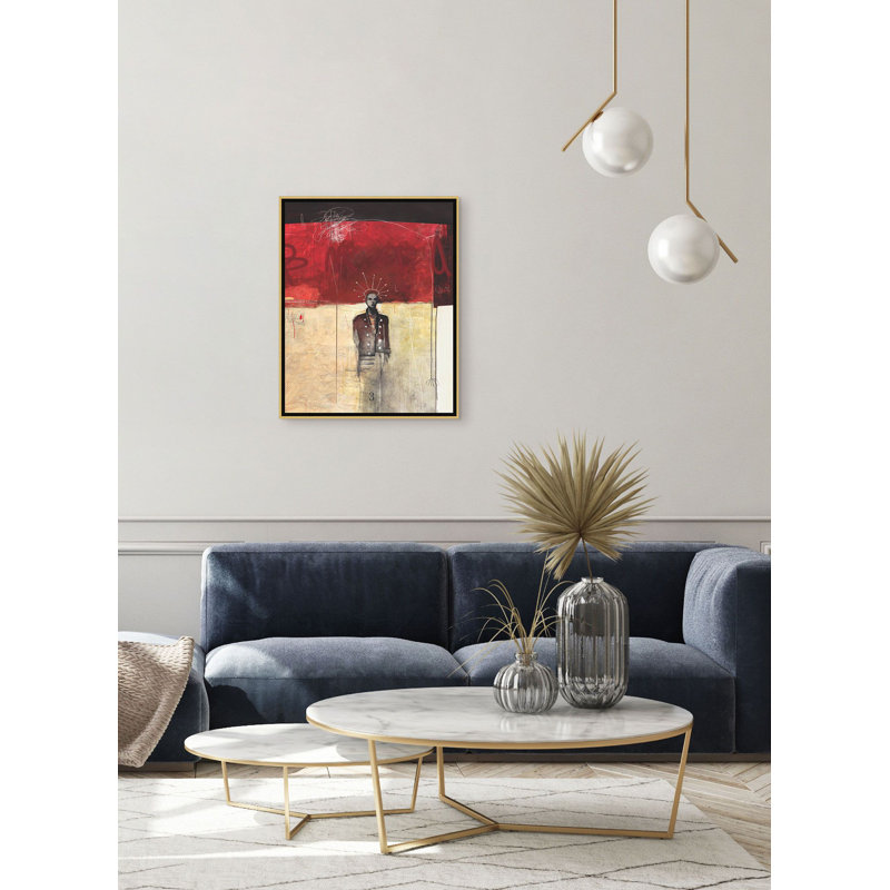 Reflecting King 1 Framed Print Canvas, 37" H x 30" W x 3" D