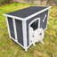 Grande niche pour chien en bois, cage extérieure imperméable, chenil coupe-vent et chaud facile à assembler