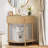 31.5'' Farmhouse Half Moon Console Table-352214867