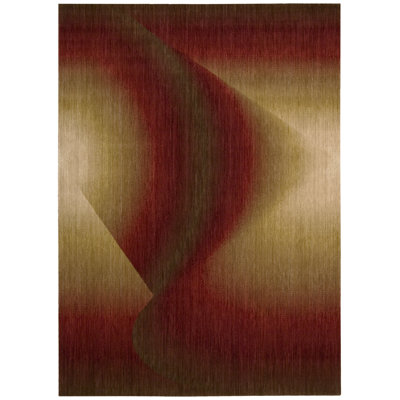 Tapis rubis en laine Luzia