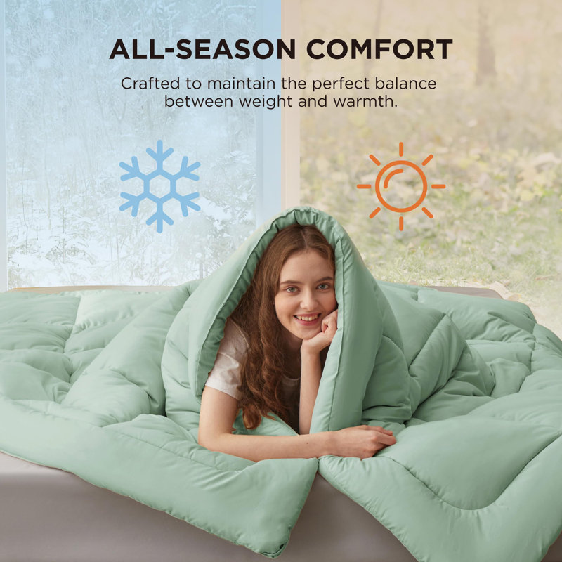 Bedsure Comforter Duvet Insert - Quilted Comforters, Twin XL