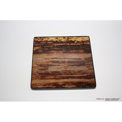 Bamboo Square 6 Piece Coaster Set