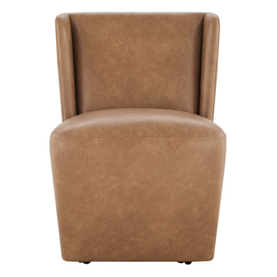 Ardeth Polyester Blend Side Chair With Caster