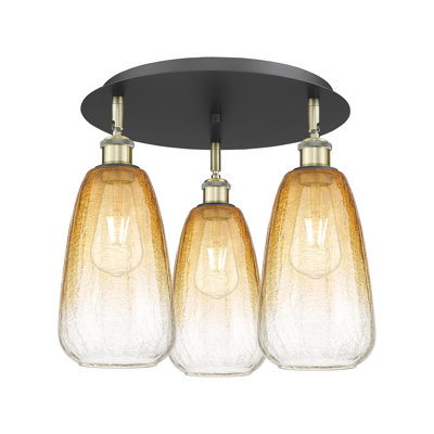Ballston - Alleva - 3 Light Flush Mount