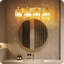 Luminaire de meuble-lavabo 4 lumières, lampes murales noires modernes avec abat-jour en cristal à rayures, base E26, fixation vers le haut ou vers le bas-579871156