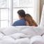 Cuddledown Damask Stripe 700FP Down Comforter-847392307-860055490