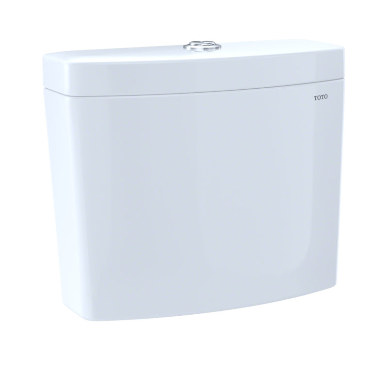 Réservoir de toilette TOTO® Aquia® IV à double chasse 1,28 et 0,9 GPF seulement avec compatibilité WASHLET® + chasse automatique, coton blanc - ST446EMNA # 01