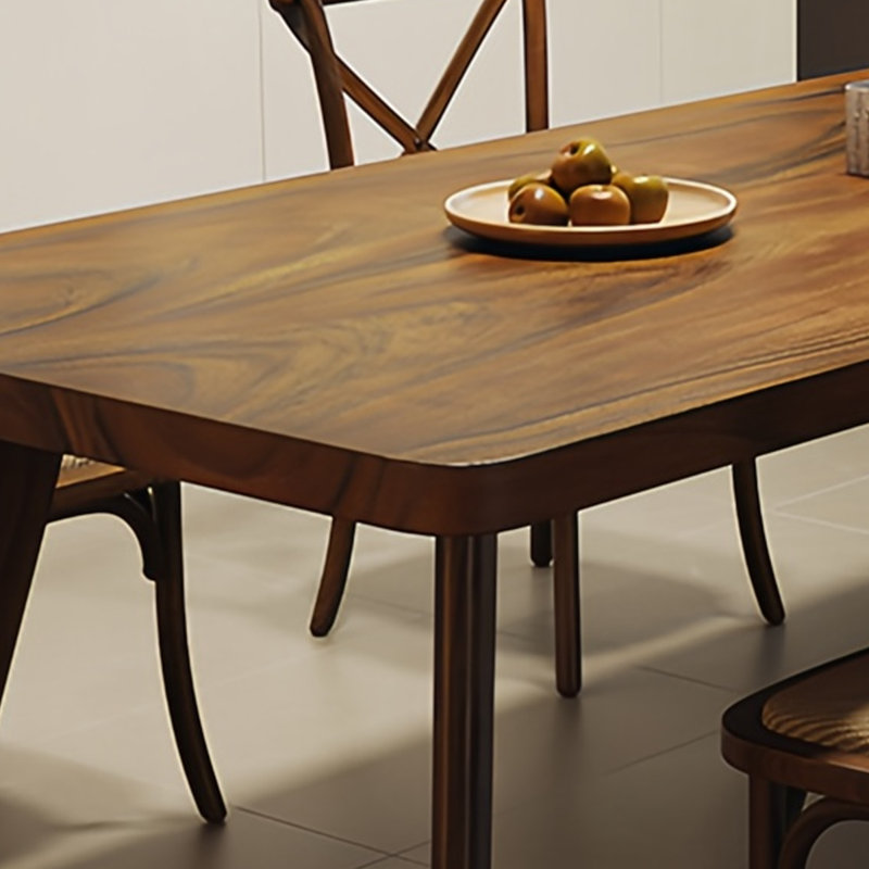 American-style rectangular dining table, 29.53"H x 78.74"L x 31.5"W