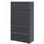 Classeur latéral en métal à 5 tiroirs avec serrure, style antique noir, augmente l'organisation du bureau, s'adapte à plusieurs tailles d'organisation, format légal / lettre / A4 / F4, 550 lb-269154575