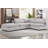 Nuccio 4-Piece Minimalist Modern Soft-Upholstered Sectional With Ottoman-131636838