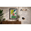 Figure in Red Retro - Framed Print-97842459-97842457