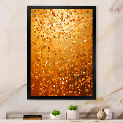 Dot Sunset Reverie I - Abstract Collages Wall Art