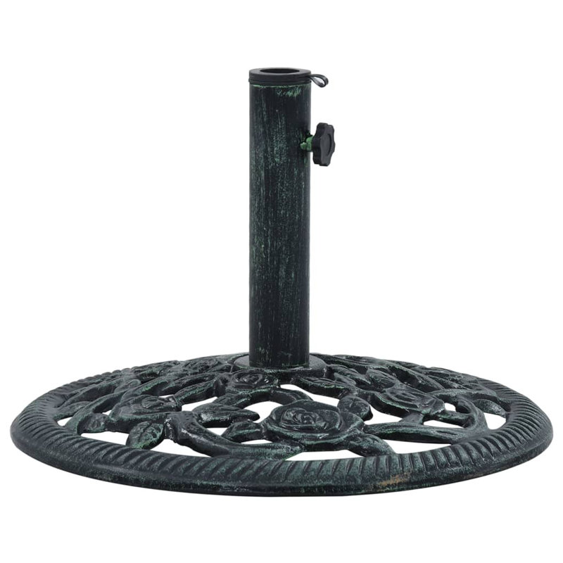 Yasmin 8.25kg Cast Iron Free Standing Umbrella Base, Green