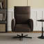 Fauteuil inclinable électrique pivotant, inclinable électrique avec charge USB et de type C, fauteuil d'appoint pivotant en velours pivotant à 360 °, pour le bureau à domicile et le salon, assemblage facile, café-133095013-133095019