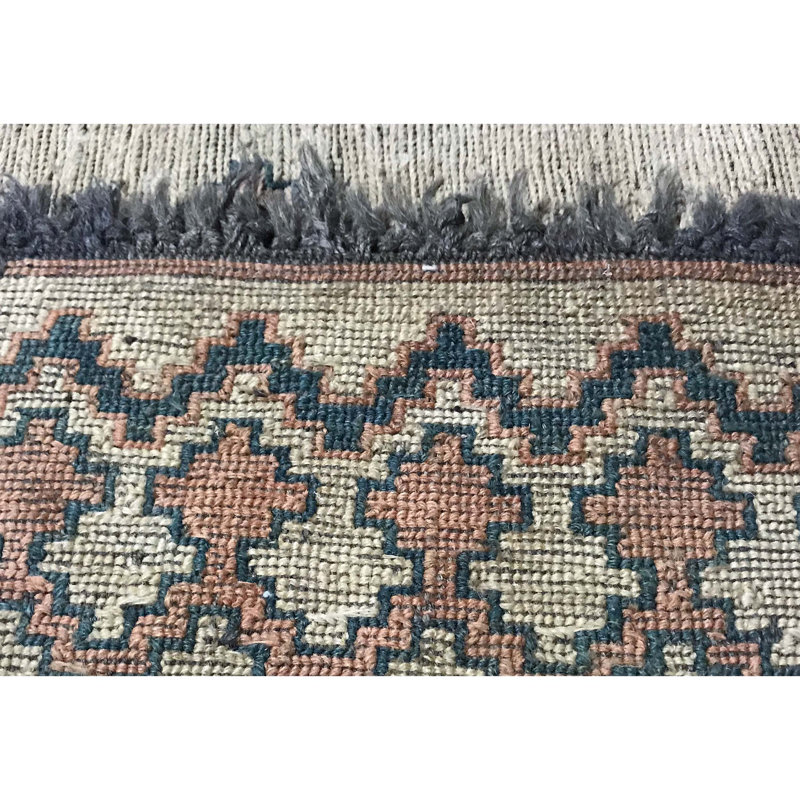 Hand-Knotted High-Quality Gray Area Rug