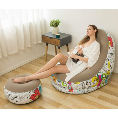 Chaise longue inclinable gonflable Clea