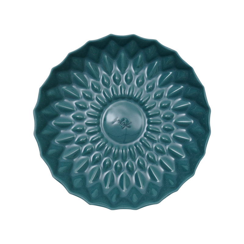 Geo Handmade Plate, Light Green, 17 Cm, Dark Green