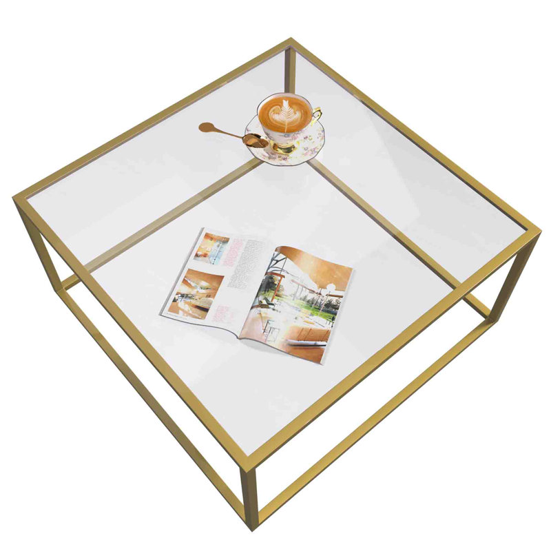 Brookly Coffee Table, Gold
