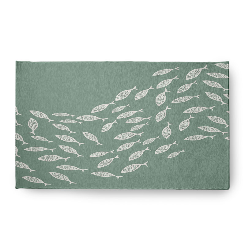 Tapis sauge à tissage plat, Rectangle 1 pi 6 po x 2 pi 6 po