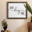 «Wash Dry Fold», art textuel sur toile-1056676994-1056677005