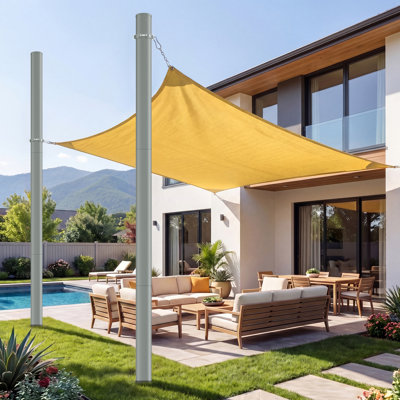 2PCS 13FT Shade Sail Poles