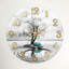 Horloge murale décorative en verre Zen Garden-125045601
