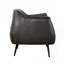 Faux Leather Upholstery Accent Chair