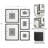 Five-Piece Gallery Picture Frame Set-1852293766