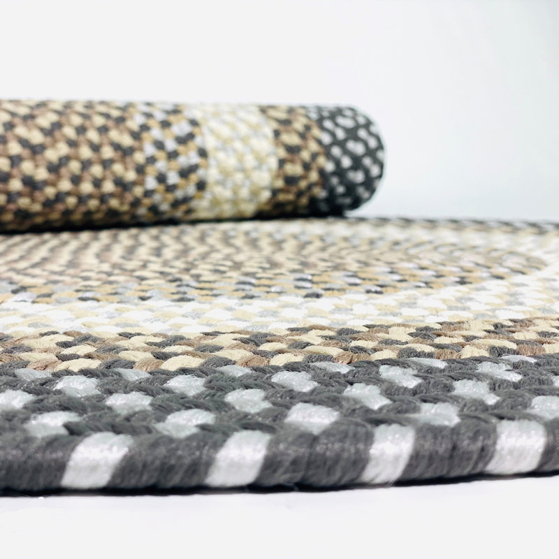 Tapis tressé intérieur / extérieur Edenborn Marin, Ovale 2 po x 3 po
