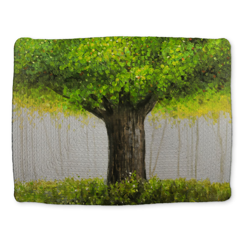 Contemporary Brown Braided Placemat | Big Green Tree Decor