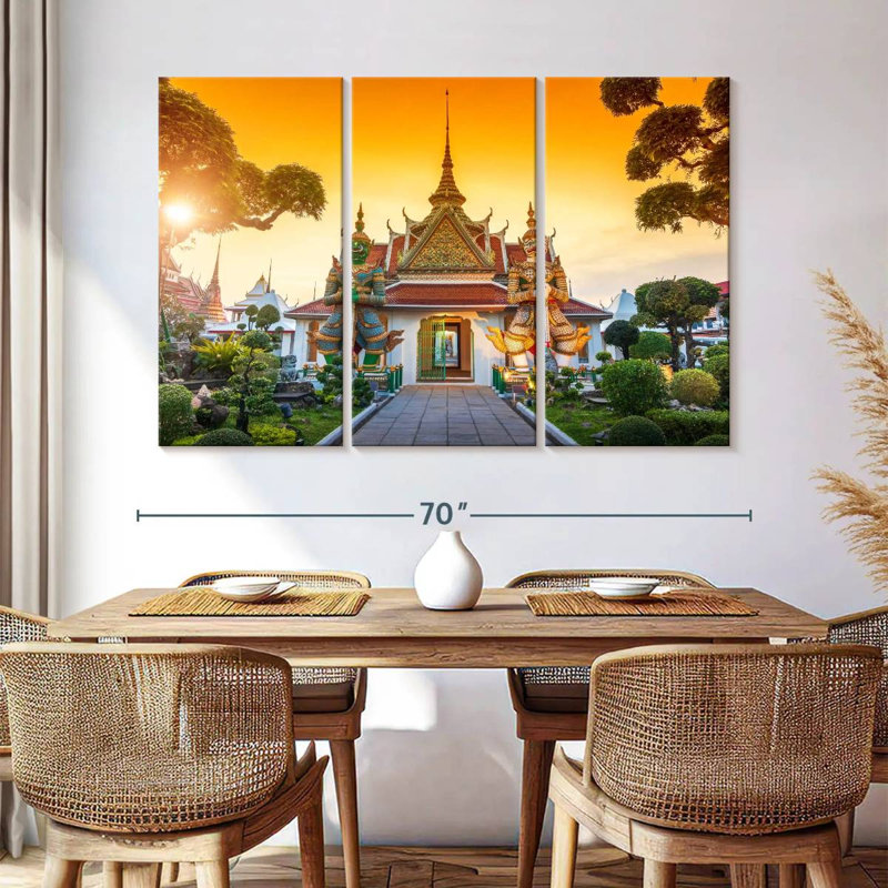 Adella Wat Arun Gate, 42" H x 65" W