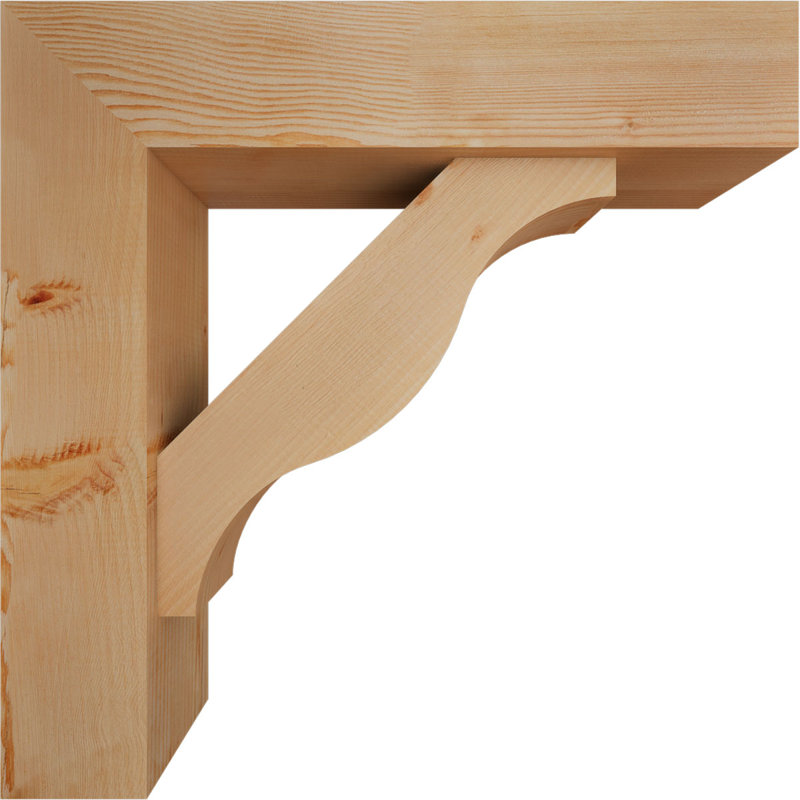 Support Funston Block avec support décalé, 30 x 30, Sapin Douglas de l 7 1/2 (lisse)