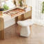 Off White Dressing Table Accent Stool