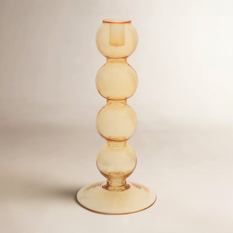 Bougeoir de table en verre 12,2 po Geri, Coléoptère