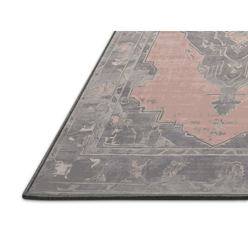 Tapis gris soyeux et moelleux, Tapis de couloir 2 pi x 5 pi