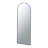 28x1x74" Celine Black Arch Body Mirror