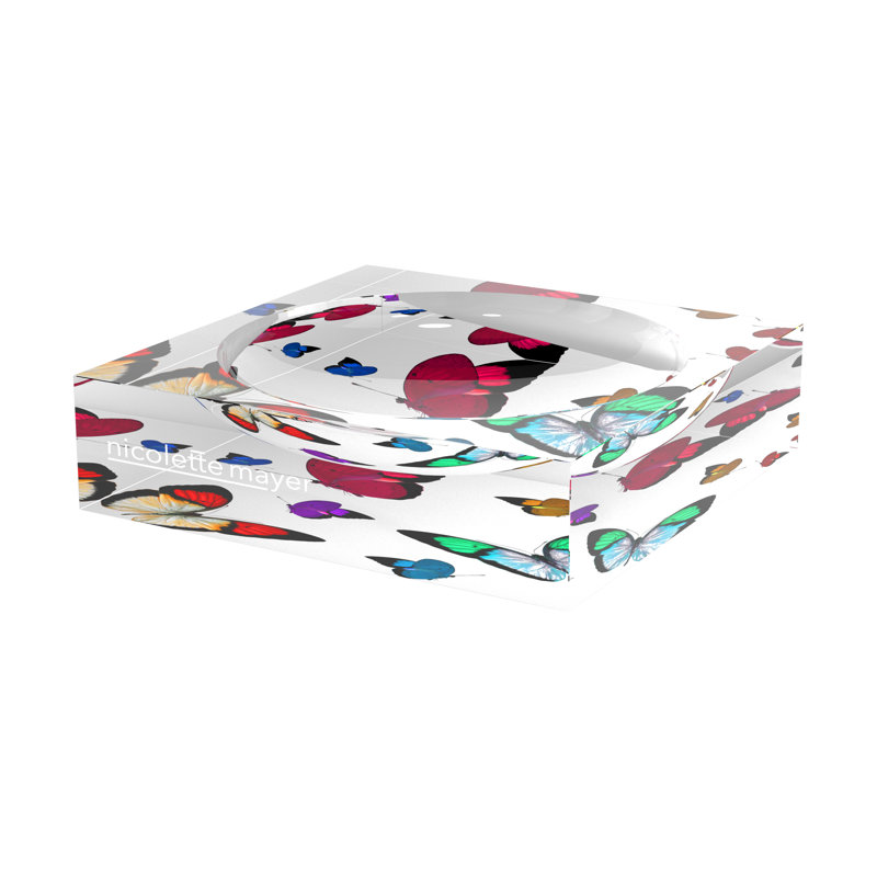Butterflies Acrylic Candy Catchall Dish, Original
